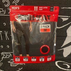 32 DEGREES Mens 2 Pack Heat Performance Thermal Baselayer Pant Leggings